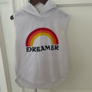 Girl’s sleeveless hoodie